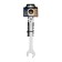 The key combined cross -ching hinged tundra, CRV, polished, 72 teeth, 17 mm