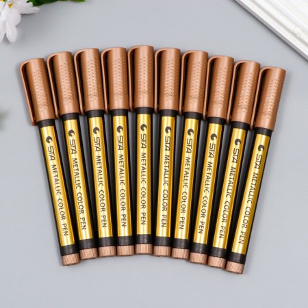 Marker for decorating wax prints "Brown" 12x1.2x1.2 cm-2