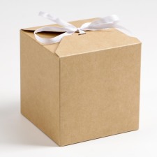Folding craft box, 10 x 10 x 10 cm, set 10 pcs.