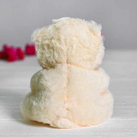 Soft toy "Trunk with heart", pink color-4