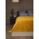 Buenas Noches blanket, size 220x240 cm, yellow color