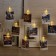Garland “thread” 4.5 m with nozzles “clothespins”, ip20, transparent thread, 20 LED, glow warm white, 220 V