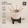 Fondu cast iron with enameled coating SL Home, D = 17 cm, h = 10 cm, pink color