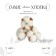 Dry flowers of cotton, set 3 pcs., Size 1 pc. 6 × 6 cm, white color