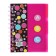 Notepad on the crest A6, 100 sheets, line, plastic cover, with dividers "Style", mix