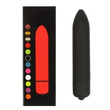 Vibrator of the oka-hp, vibropulus, IP65, ABS plastic, Soft silicone 10 modes, 9 cm, black