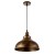Black with golden patina