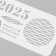 Plastic stencil "New Year's snake 2025", size 10x25 cm