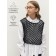 Knitted children's vests Amarobaby Mesh, height 128 cm, black color