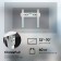 CRCTENT ONKRON TM5, for TV, inclined, 32 "-70", 35-145 mm from the wall, white