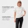 Women's T-shirt with Black Kant Basic Line Milk color, river 50