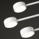 Freya FR5363CL-06W TACTIC, 845x845x865 mm ceiling lamp, GX53, 6x48W, white color