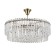Люстра с хрусталём Gerhort G22029/8AB+CL, 8х40Вт, E14, 40х62х62 см, цвет бронза