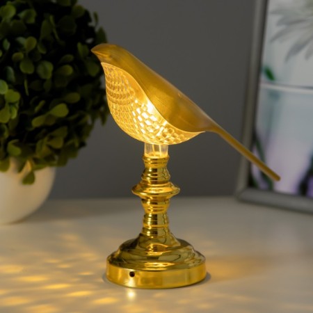 Nightingale Nightingale LED 3W 4000k from batteries 2haa gold 21x6x17cm-2