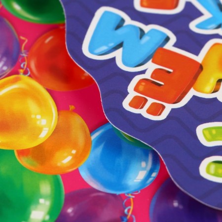 Congratulatory card "Happy Birthday", balls, 12 × 18 cm-4