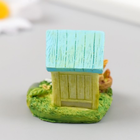 Figure for Florarium Polystone "Chicken at the chicken coke" MIX 4x4x3.7 cm-3