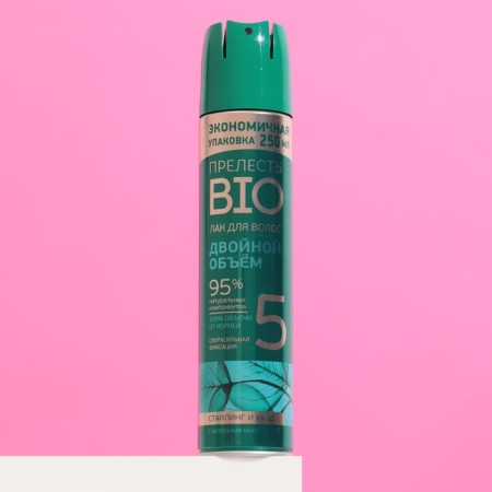 Hair varnish "Charm of Bio", with marine minerals, superpower fixation, 250 ml