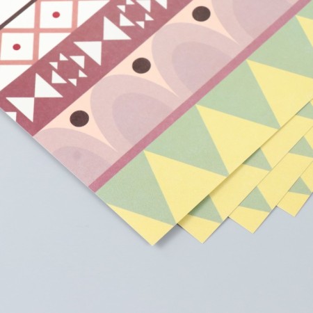 Scrapbooking "Ethnic" density 180 g 30.5x32 cm-2