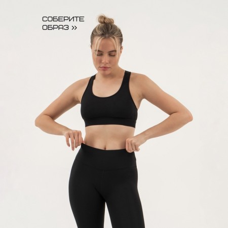 Top female, with breast support, size m (46), black color-9