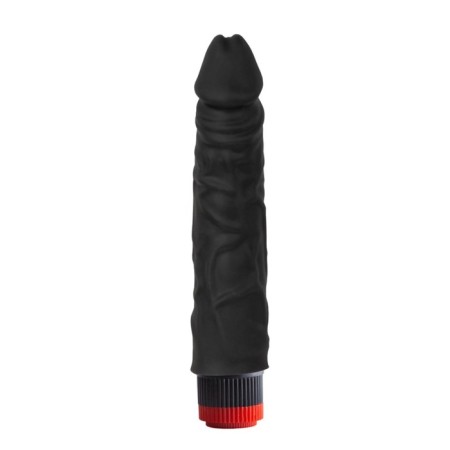 LoveToy vibrator, realist, 21.6 x 4.5 cm, PVC, silicone, black-1