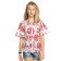 Blouse for girls, height 122 cm, white color