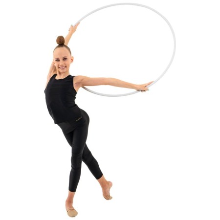 Hoop for rhythmic gymnastics Grace Dance, professional, d = 90 cm, white color-4