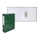 A4, 75 mm registrar, calligrata, PVC, embossing "Len", metal edging, pocket for a spine, collected, green, mix