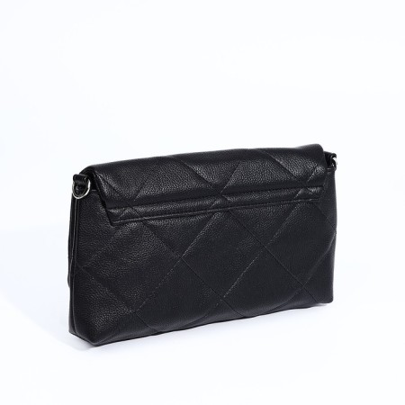 Women's bag Textura, messenger, small size, black color-1