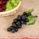 Flood "Grapes" gloss, 22 berries 12 cm, mix