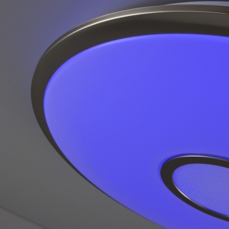 Lamp Citilux "Starlight" CL703A61G, 51.5x51.5x7.5 cm, 1x65W, LED, Gray Color.-30