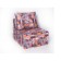 Armchair-bed "Octa", size 75x100 cm, the color of Snow Mango, velor