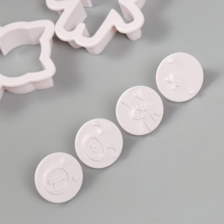 Cathers for polymer clay "Beast and Muzzle" set 8 pcs-4