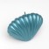 Figure candle "shell", 4x9x6.5 cm, turquoise, in a box