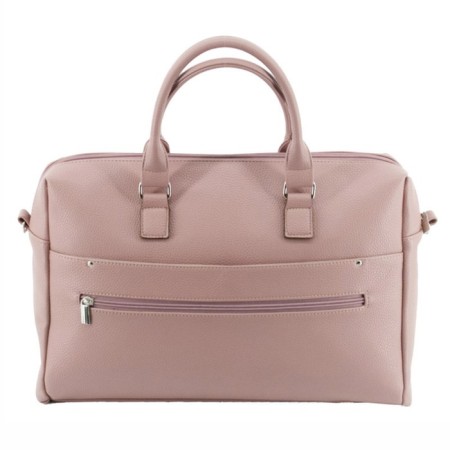 Women's bag (B2835-09140) genuine leather, pink, 1x210x40 cm-1