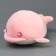 Soft toy "dolphin", 19 cm, pink color