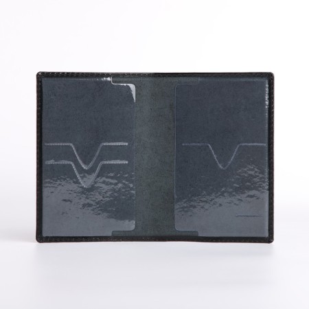 Cover for passport, black color-4