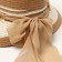 Women's hat Minaku, central nation. In brown/milk, river 58