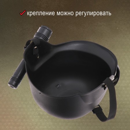 Helmet of the police "special forces", with a flashlight and glasses-5