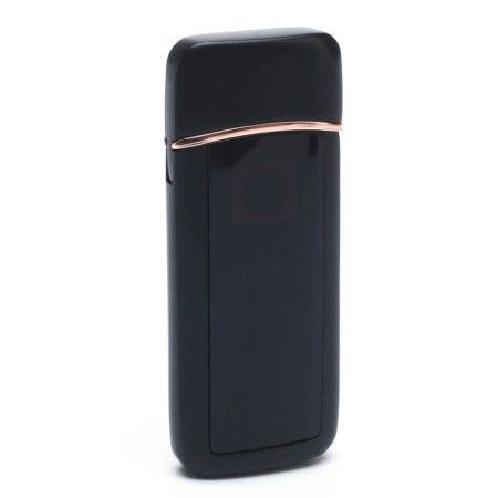 Electronic lighter "Bold, strong, fair", USB, spiral, 3 x 7.3 cm, black-1