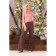 Female trousers, size 46, brown color