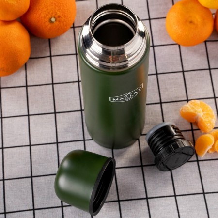 Thermos "Maclay", 750 ml (guarantee 5 years), retains heat 24 hours, green-2