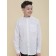 Surchachka upper for boys, height 128 cm, white color
