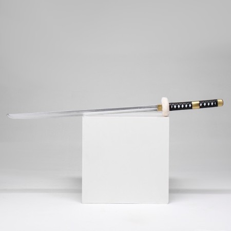 Souvenir weapon "Katana Lo" 102 cm, black with white crosses, polystyrene foam-1