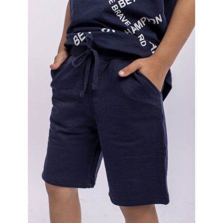 Shorts for a boy, height 98 cm, blue color-2