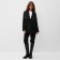 Women's jacket with Minaku scrap: Casual Collection Black Color, Rr. 44
