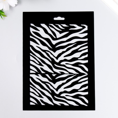 Plastic stencil "Gate No. 13" 14.5x20cm
