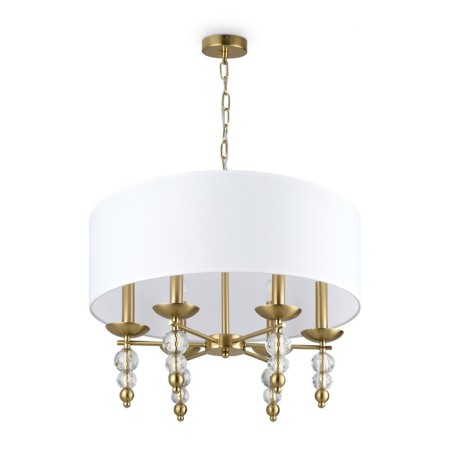 Suspended lamp Freya Fr1009PL-06BS SIDE, 550x550x800 mm, E14, 6x40W, brass color-3