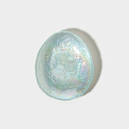 Easter glass dish, d = 17 cm