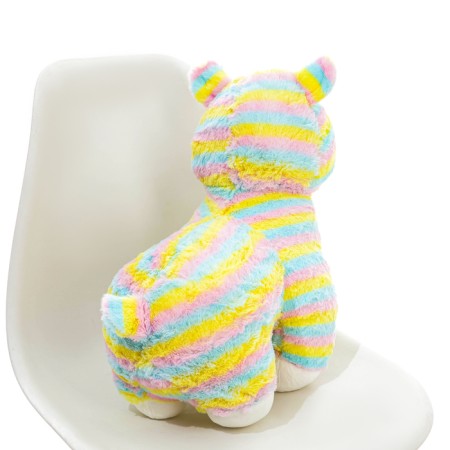 Soft toy "Lama", 45 cm, striped-2