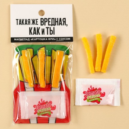 Marmalade Free potatoes “harmful like you” with sauce, 1 pc.-1